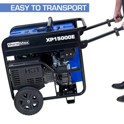 15000 Watt V-Twin Gas Powered Electric Start Portable Generator - Image 6