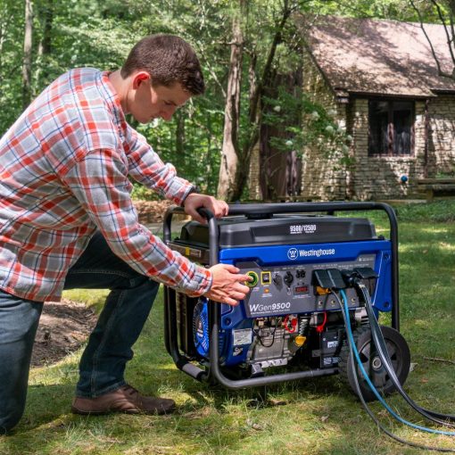 Westinghouse 9500-Running-Watt Heavy Duty Portable Gas Powered Generator with Electric and Remote Start - Image 3