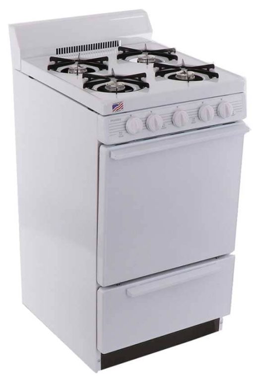 Premier ADA 20" White Gas Range