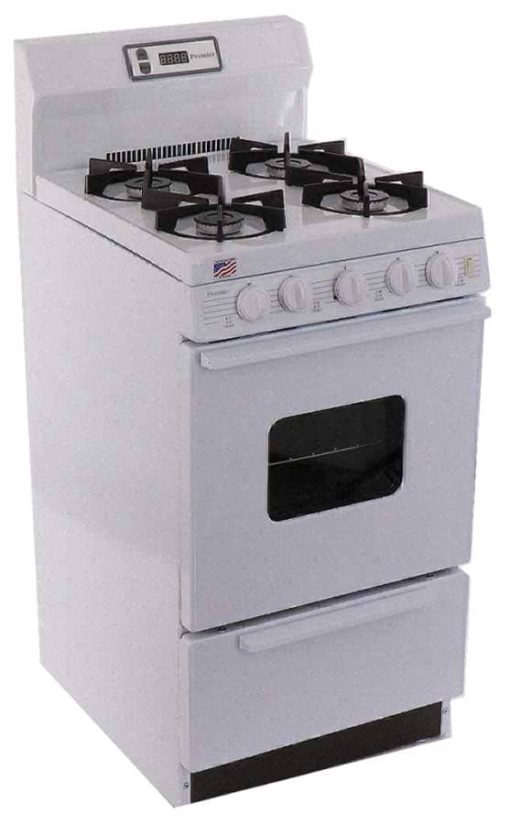 Premier ADA 20" White Gas Range