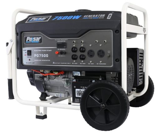 PG7500 7500W Peak 6000W Rated Portable Gas-Powered Generator with Electric Start - Image 2