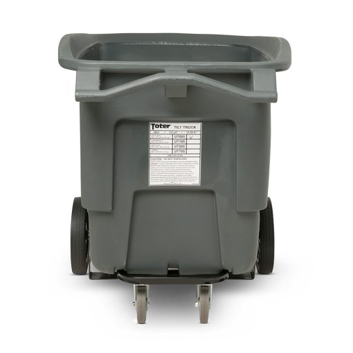 Toter 1/2 Cubic Yard 400 lbs Capacity Utility Duty Tilt Truck Gray - Image 5