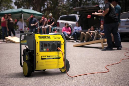 Champion 4250-Watt Wireless Remote Start Open Frame Inverter Generator with Quiet Technology - Image 4