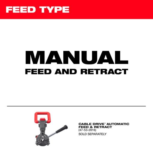 M18™ Drum Machine for 3/8”-1/2” Cable​ - Image 6
