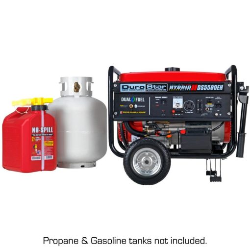DuroStar DS5500EH 5500-Watt Electric Start Dual Fuel Hybrid Portable Generator - Image 2
