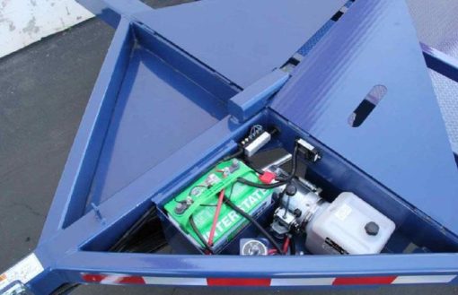 Air-tow 12' Drop Deck Flatbed Trailer 75" Deck Width - 10,000# Capacity - Image 6