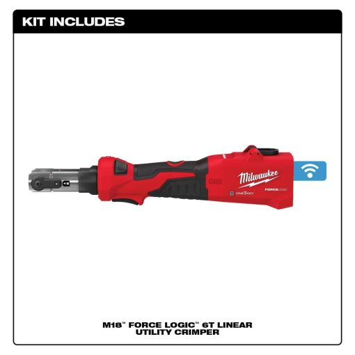M18™ FORCE LOGIC™ 6T Linear Utility Crimper, Bare Tool - Image 2