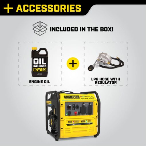 Champion Inverter Generator Dual Fuel 4250 Watt - Image 3