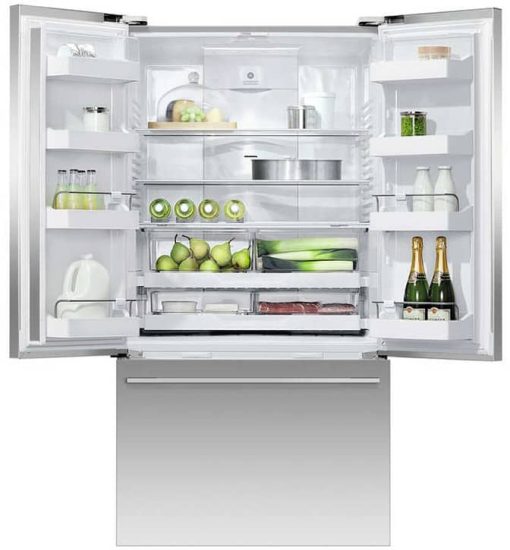 Fisher & Paykel Series 7 20.1 Cu. Ft. Stainless Steel Freestanding French Door Refrigerator Freezer - Image 2