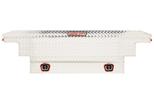 Weather Guard Saddle Truck Tool Box Aluminum Compact Deep Clear - Image 3