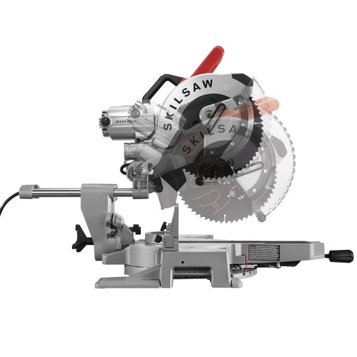 12 In. Worm Drive Dual Bevel Sliding Miter Saw - Image 7