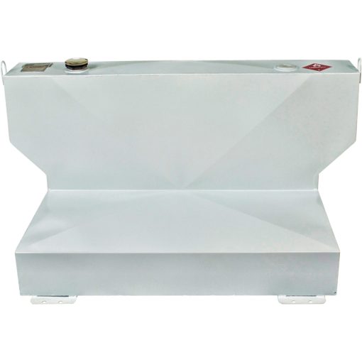 98 Gallon HD Series T-Top "L" Transfer Tank, STEEL, WHITE - Image 2