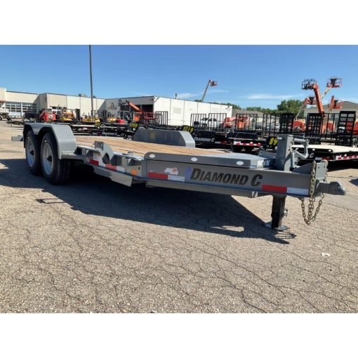 Diamond C HDT 16' Hydraulic Tilt Equipment Trailer 2019 Used - Image 3
