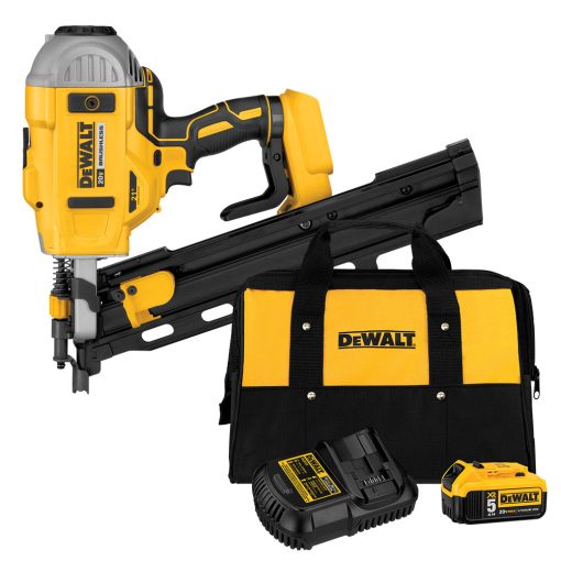 20V MAX* 21 Degree Plastic Collated Cordless Framing Nailer Bundle