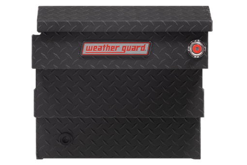 Weather Guard Saddle Truck Tool Box AluminumCompact Deep Textured Matte Black - Image 4