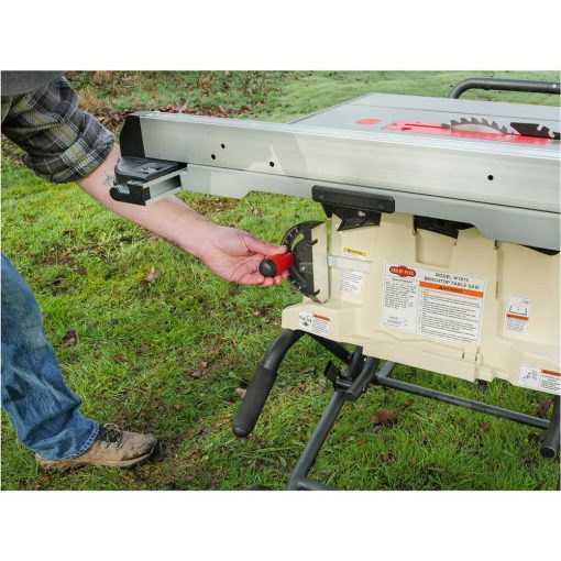 Shop Fox 10" Benchtop Table Saw with Stand 120V 2HP 1 Phase - Image 5