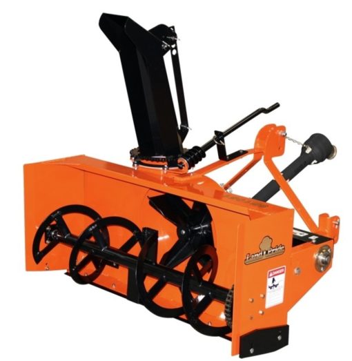 51” Two Stage Snow Blower PTO attachment with telescoping 3-Point Cat. 1 Hitch, manual chute rotation and deflector