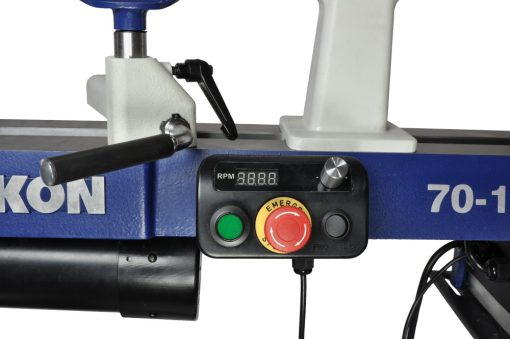 Rikon 12" x 16" Variable Speed MIDI Lathe - Image 3