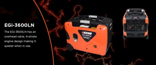 Echo Low Noise Inverter Generator, 3600 Watt, 212cc - Image 3