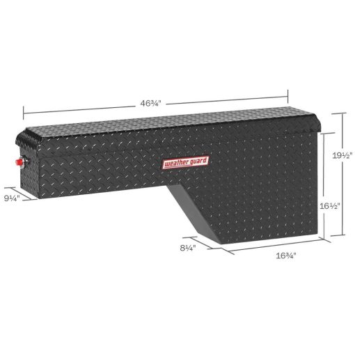 Pork Chop Box, Aluminum, Passenger Side, 2.1 Cu. Ft. Pork Chop Box, Aluminum, Passenger Side, 2.1 Cu. Ft. - Image 2