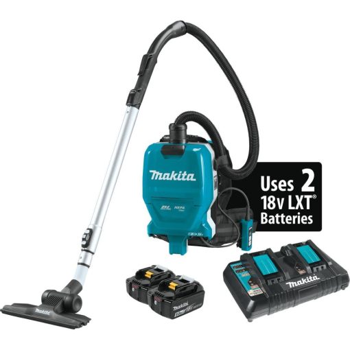 18V X2 LXT® Lithium-Ion (36V) Brushless Cordless 1/2 Gallon HEPA Filter Backpack Dry Vacuum Kit (5.0Ah)