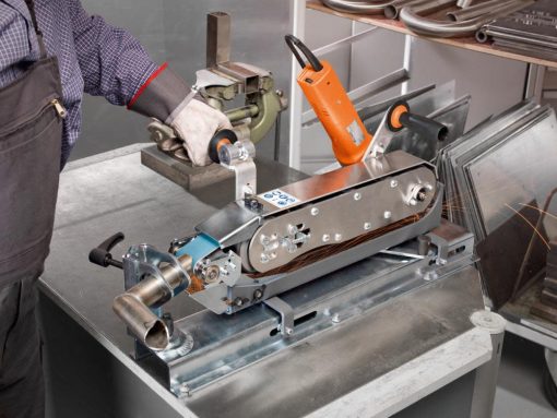 GHBR Pipe Notching Station for Handheld Belt Grinding Machine - Image 3