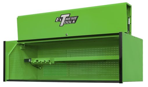 RX Series 72 In. x 30 In. Deep Hutch - Green w/Black Handle, Power Tool Rack - Image 2