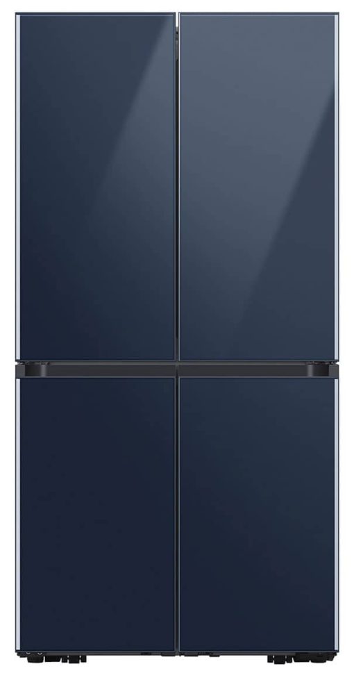 Samsung ADA 23 Cu. Ft. Navy Glass Smart Counter-Depth BESPOKE 4-Door Flex Refrigerator
