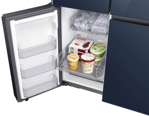 Samsung ADA 23 Cu. Ft. Navy Glass Smart Counter-Depth BESPOKE 4-Door Flex Refrigerator - Image 7