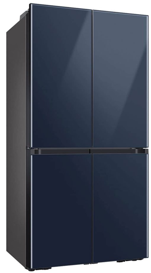 Samsung ADA 23 Cu. Ft. Navy Glass Smart Counter-Depth BESPOKE 4-Door Flex Refrigerator - Image 4