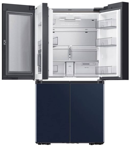 Samsung ADA 23 Cu. Ft. Navy Glass Smart Counter-Depth BESPOKE 4-Door Flex Refrigerator - Image 3