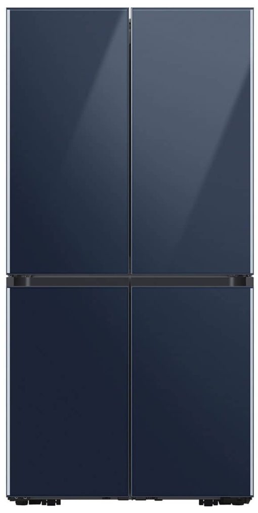 Samsung ADA 29 Cu. Ft. Navy Glass Smart BESPOKE 4-Door Flex Refrigerator