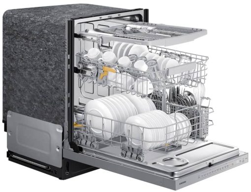 Samsung 24" White Glass BESPOKE Smart Dishwasher With StormWash+ 42dBA With Smart Dry - Image 6