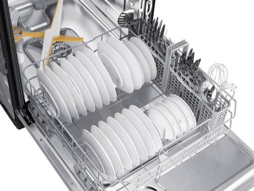 Samsung 24" White Glass BESPOKE Smart Dishwasher With StormWash+ 42dBA With Smart Dry - Image 7