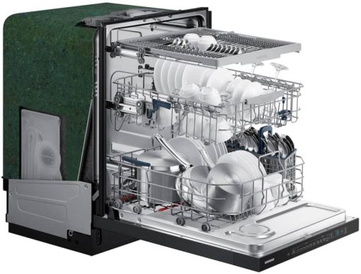 Samsung 24" Fingerprint Resistant Black Stainless Steel StormWash 48 dBA Dishwasher - Image 8