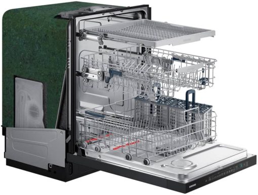Samsung 24" Fingerprint Resistant Black Stainless Steel StormWash 48 dBA Dishwasher - Image 7
