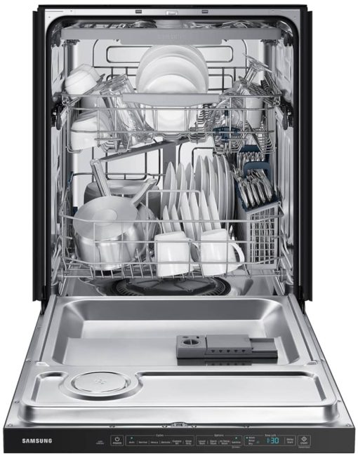 Samsung 24" Fingerprint Resistant Black Stainless Steel StormWash 48 dBA Dishwasher - Image 3