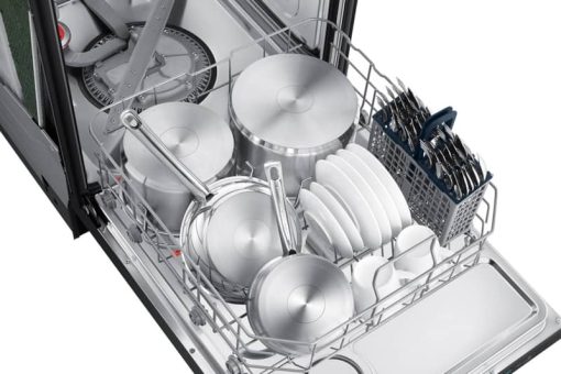 Samsung 24" Fingerprint Resistant Black Stainless Steel StormWash 48 dBA Dishwasher - Image 12