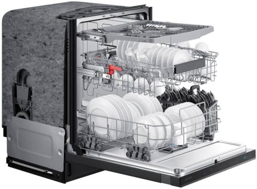 Samsung 24" Fingerprint Resistant Black Stainless Steel StormWash 42 dBA Dishwasher - Image 8