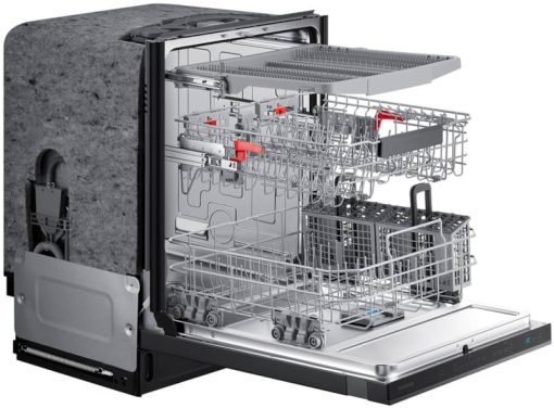 Samsung 24" Fingerprint Resistant Black Stainless Steel StormWash 42 dBA Dishwasher - Image 7