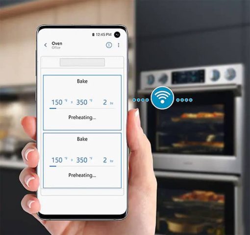Samsung 30" Fingerprint Resistant Black Stainless Steel Double Wall Oven - Image 14