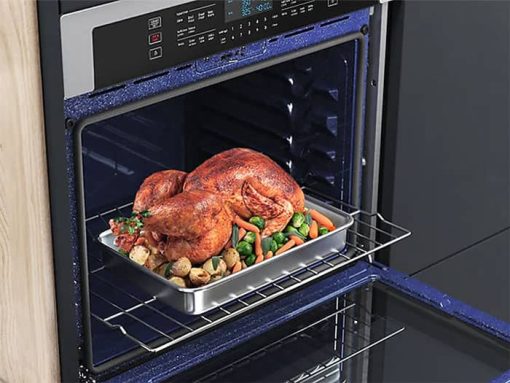 Samsung 30" Fingerprint Resistant Black Stainless Steel Double Wall Oven - Image 17