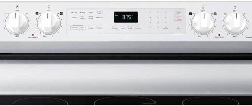 Samsung 6.3 Cu. Ft. White Smart Freestanding Electric Range With No-Preheat Air Fry & Convection - Image 7