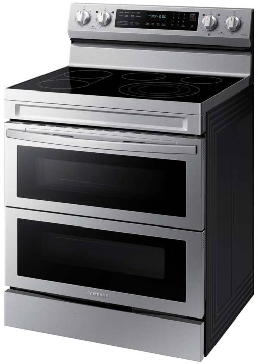 Samsung 6.3 Cu. Ft. Fingerprint Resistant Stainless Steel Smart Freestanding Electric Range With Flex Duo, No Preheat Air Fry & Griddle - Image 3