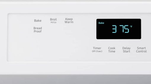 Samsung 6 Cu. Ft. White Smart Freestanding Gas Range With Integrated Griddle - Image 2