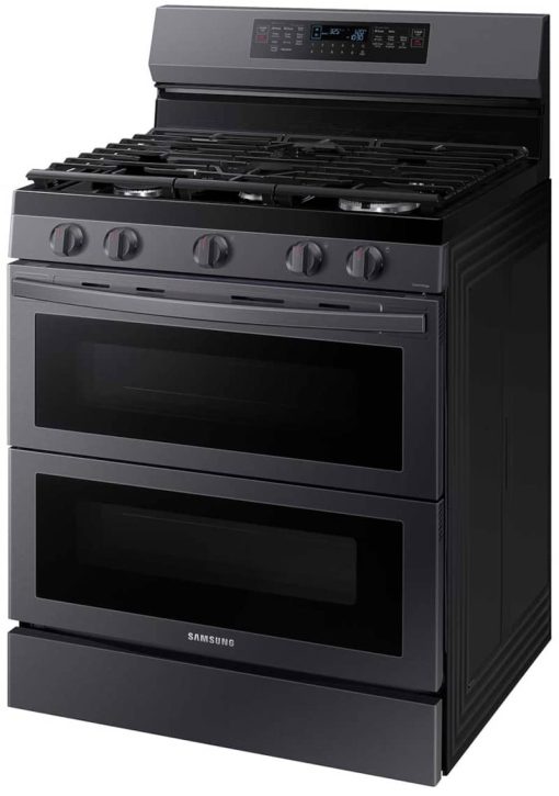 Samsung 6 Cu. Ft. Fingerprint Resistant Black Stainless Steel Smart Freestanding Gas Range With Flex Duo, Stainless Cooktop & Air Fry - Image 3
