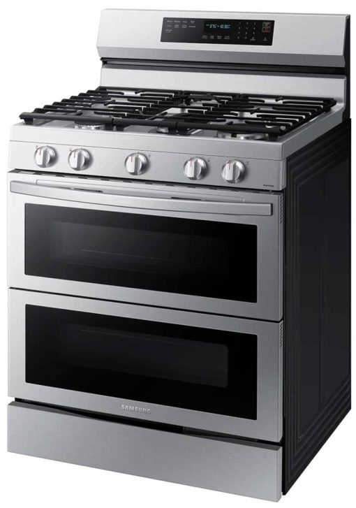 Samsung 6 Cu. Ft. Fingerprint Resistant Stainless Steel Smart Freestanding Gas Range With Flex Duo, Stainless Cooktop & Air Fry - Image 3