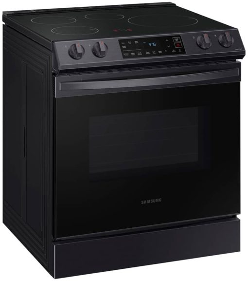 Samsung 6.3 Cu. Ft. Fingerprint Resistant Black Stainless Steel Front Control Slide-In Induction Range - Image 6