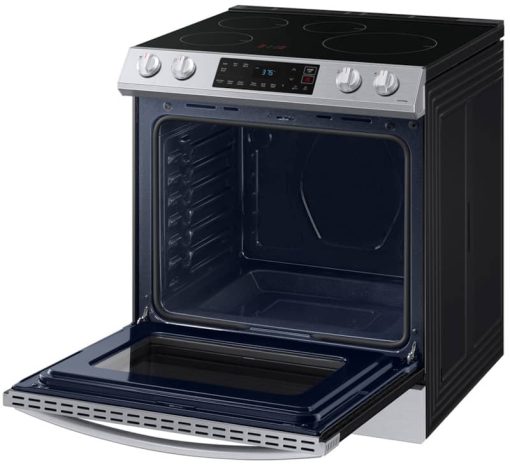 Samsung 6.3 Cu. Ft. Fingerprint Resistant Stainless Steel Front Control Slide-In Induction Range - Image 5