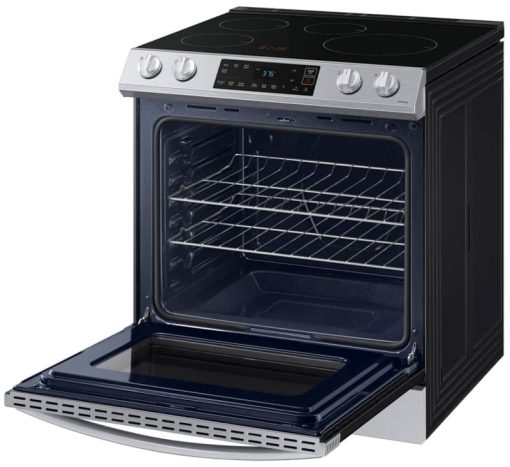 Samsung 6.3 Cu. Ft. Fingerprint Resistant Stainless Steel Front Control Slide-In Induction Range - Image 4